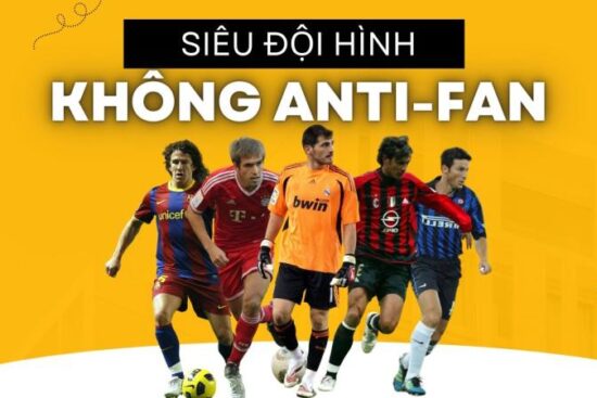 những cầu thủ không có anti fan