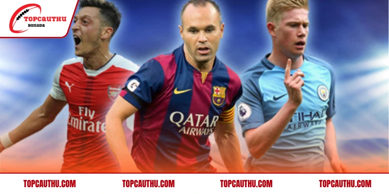 Bảng thống kê thành tích các tiền vệ hàng đầu