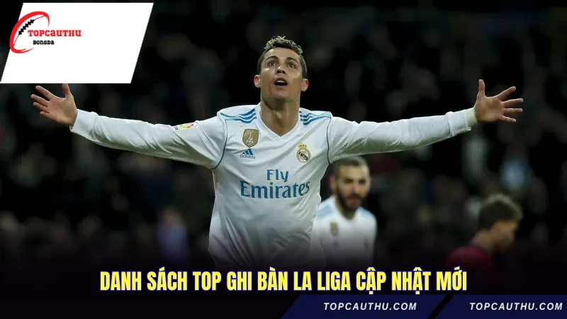 Danh sách top ghi bàn La Liga cập nhật mới