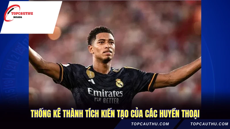 Thống kê thành tích kiến tạo của các huyền thoại